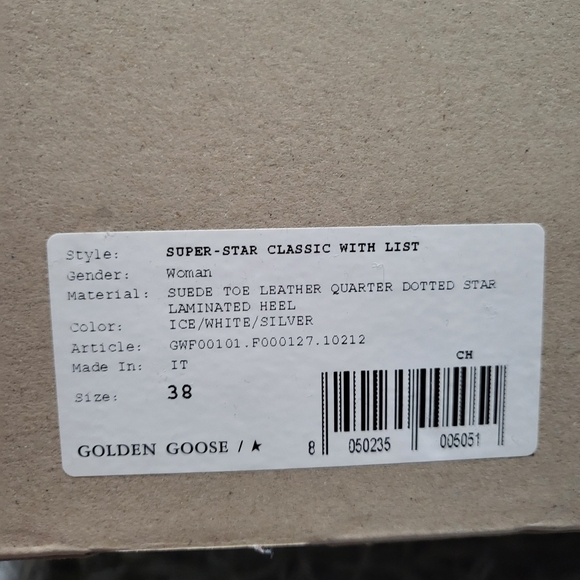 Golden Goose Super-Star Classic with List 38 - Picture 4 of 6